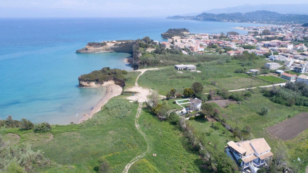 Villa Spyridoula studios on the Beach Sidárion Exterior foto